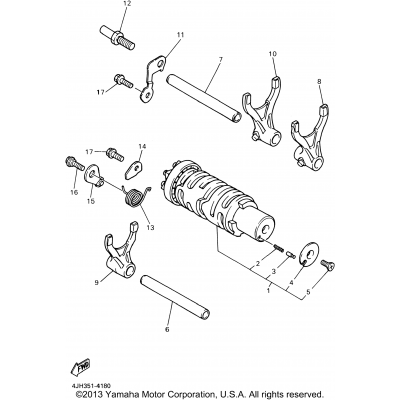 Shift Cam Fork