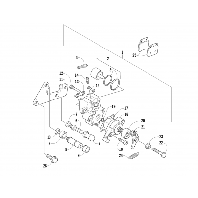 REAR BRAKE ASSEMBLY