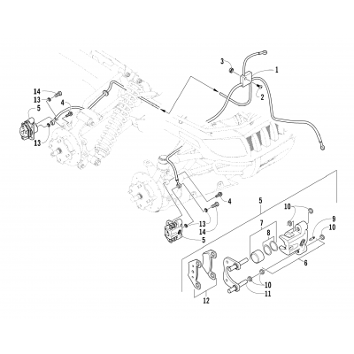 HYDRAULIC BRAKE ASSEMBLY