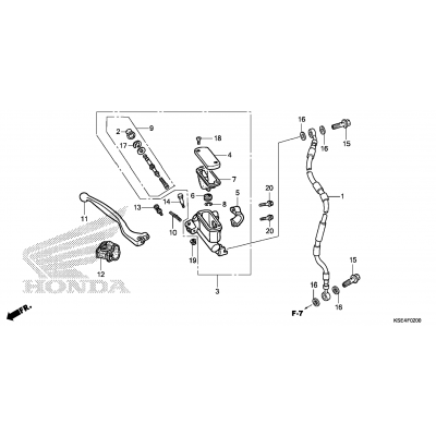 FRONT BRAKE MASTER CYLINDER