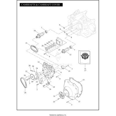 CAMSHAFTS & CAMSHAFT COVER - TWIN CAM 103™