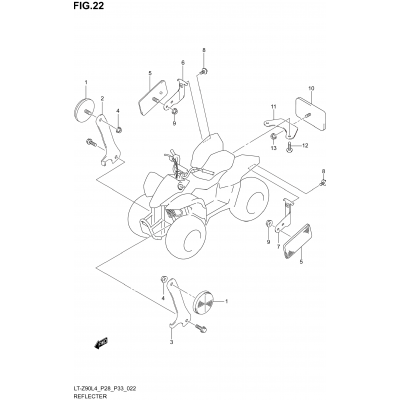 REFLECTOR (LT-Z90L4 P28)
