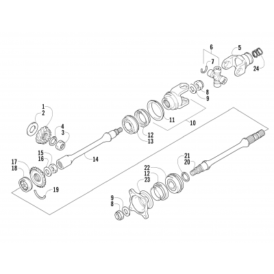 SECONDARY DRIVE ASSEMBLY