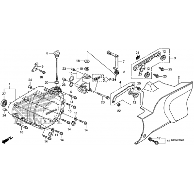 LEFT CRANKCASE COVER