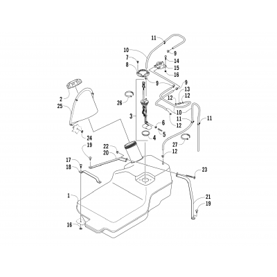 GAS TANK ASSEMBLY