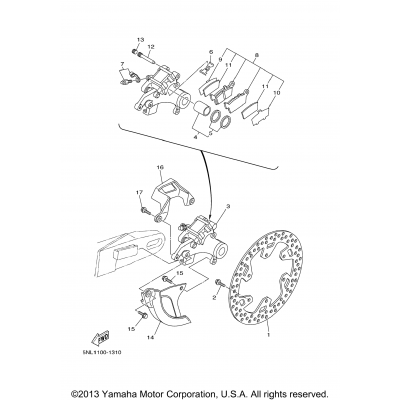 Rear Brake Caliper