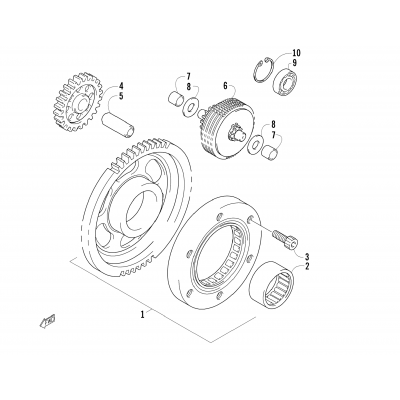 STARTER CLUTCH ASSEMBLY