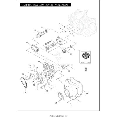 CAMSHAFTS & CAM COVER 110™ - NON JAPAN