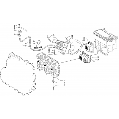 CARBURETOR AND FUEL PUMP ASSEMBLY