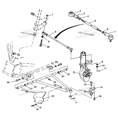 Aarm/Strut Mounting 6X6 350L