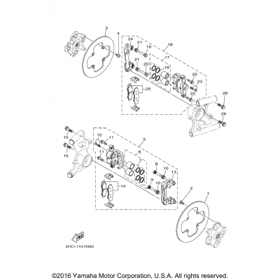 Rear Brake Caliper