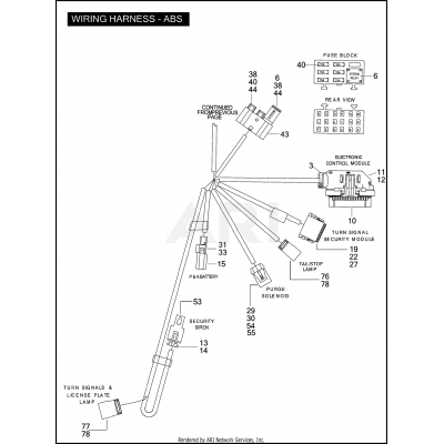 WIRING HARNESS - ABS (3 OF 3)