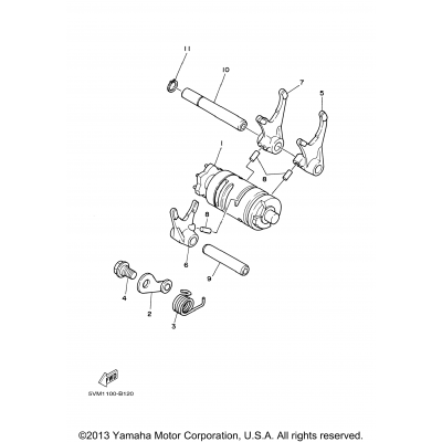 Shift Cam Fork