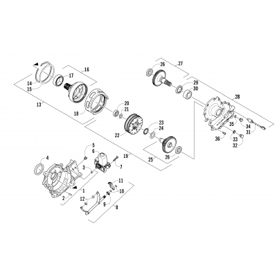 GEARCASE ASSEMBLY