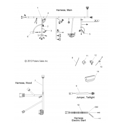 Electrical, Wire Harness All Options