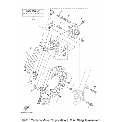 Front Brake Caliper