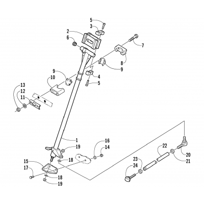 STEERING POST ASSEMBLY