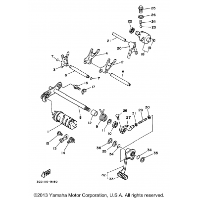 Shift Cam Shift Fork