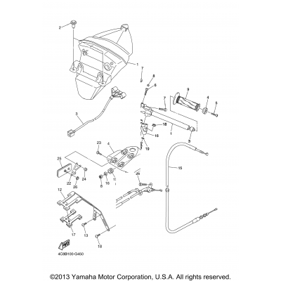 Steering Handle Cable