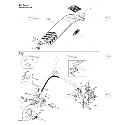 Hydraulic Brake And Belt Guard