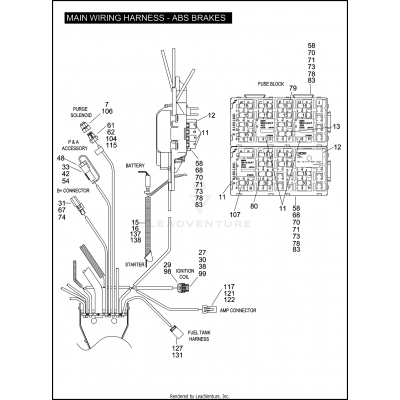 MAIN WIRING HARNESS - ABS BRAKES (3 OF 5)