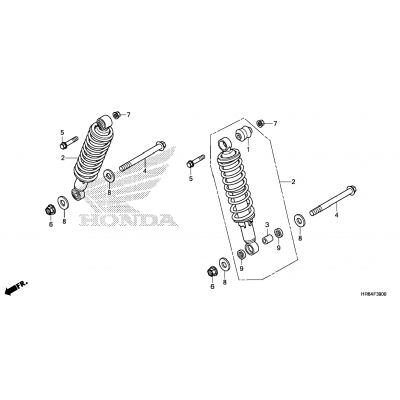 REAR SHOCK ABSORBER