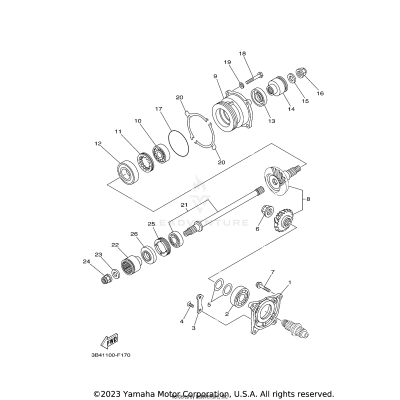 MIDDLE DRIVE GEAR