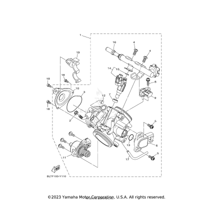 THROTTLE BODY ASSY 1