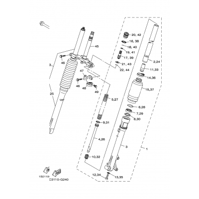 Front Fork Lex 19C3