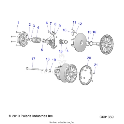 DRIVE TRAIN, CLUTCH, PRIMARY - S20EKL8RS ALL OPTIONS (C601389)