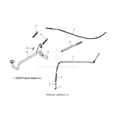 BRAKES, REAR - A25YPA20A4 (49ATVBRAKERR10PHX)