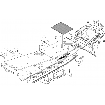 TUNNEL AND REAR BUMPER (LE)