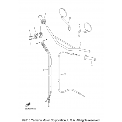 Steering Handle Cable