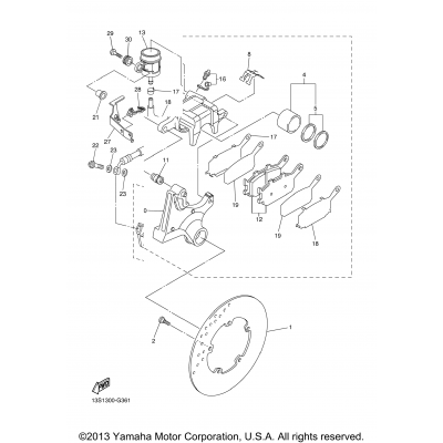 Rear Brake Caliper