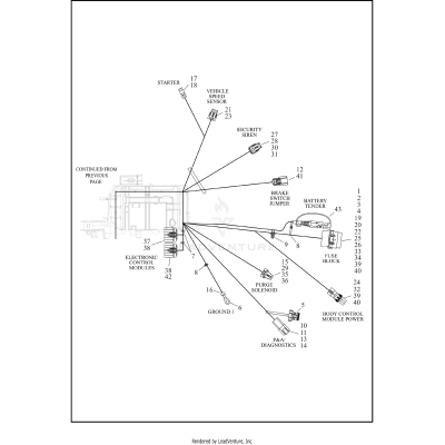WIRING HARNESS, MAIN, NON-ABS (3 OF 4)