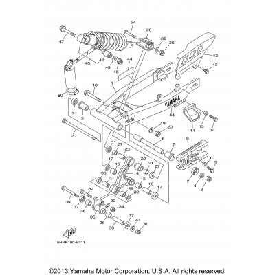 Rear Arm Suspension Let