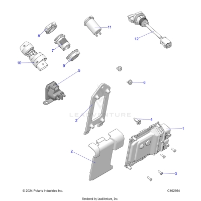 ELECTRICAL, SWITCHES, SENSORS and ECM - A25SJR57AM (C102664)