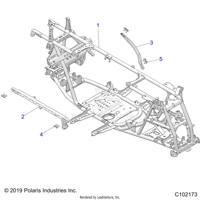 CHASSIS, MAIN FRAME - A25SVE95PG (C102173)