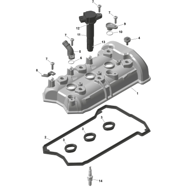 01- ROTAX - Valve Cover