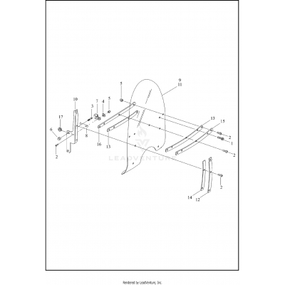 WINDSHIELD - FLHP