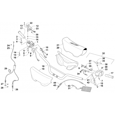 HANDLEBAR AND CONTROLS