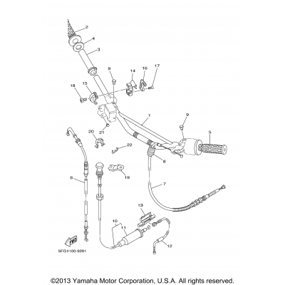 Steering Handle Cable