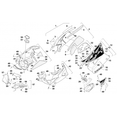 SKID PLATE AND SIDE PANEL ASSEMBLY