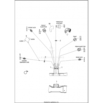 WIRING HARNESS, MAIN, ABS (NON-FAIRING MODELS) (3 OF 8)