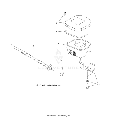 STEERING, CONTROLS, THROTTLE ASM. and CABLE - A19SWE57B1 (49ATVCONTROLS15570X2)