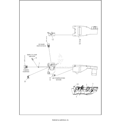 WIRING HARNESS, MAIN, NON-ABS - FLHT, FLHX