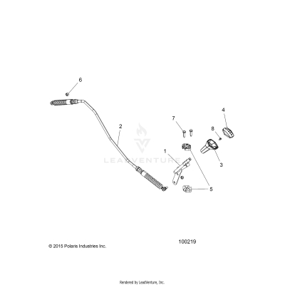 DRIVE TRAIN, GEAR SELECTOR - A17DCE87AU (100219)