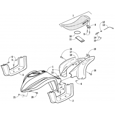 BODY AND SEAT ASSEMBLY