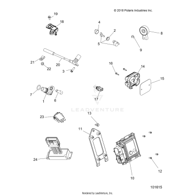 ELECTRICAL, SWITCHES, SENSORS and ECM - A20SEE57P1 (101615)