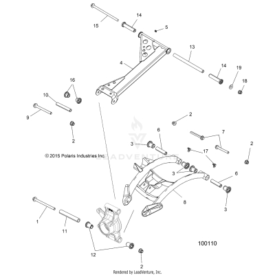 SUSPENSION, REAR - A19SXN85A8 [100110]